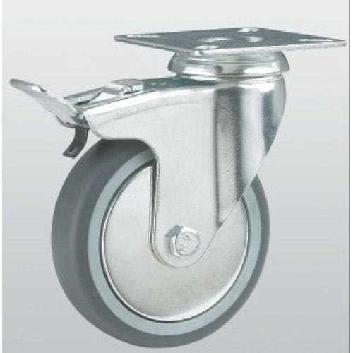 Колесо аппаратное SNB поворотное с площадкой и тормозом 50 мм (3104-S-100-P) Колесо аппаратное SNB поворотное с площадкой и тормозом 50 мм (3104-S-100-P)