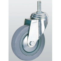 Колесо аппаратное SNB поворотное с отверстием и резьбой 100 мм (3008-S-100-P)