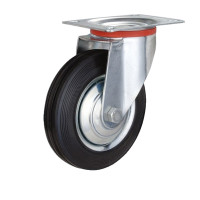 Колесо SNB поворотное с крепежной панелью 160 мм (1002-E-160-R)