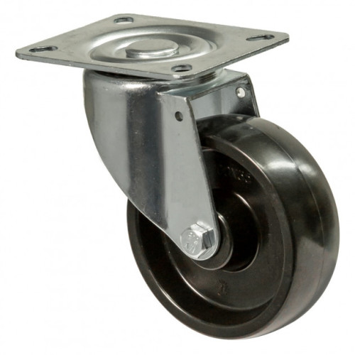 Колесо поворотное термостойкое с крепежной панелью DC Di Candia 125 мм (5102-TR-125-Р) Колесо поворотное термостойкое с крепежной панелью DC Di Candia 125 мм (5102-TR-125-Р)