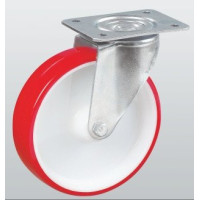 Колесо поворотное STANDART с крепежной панелью Longway 80 мм (4302-ST-080-R)