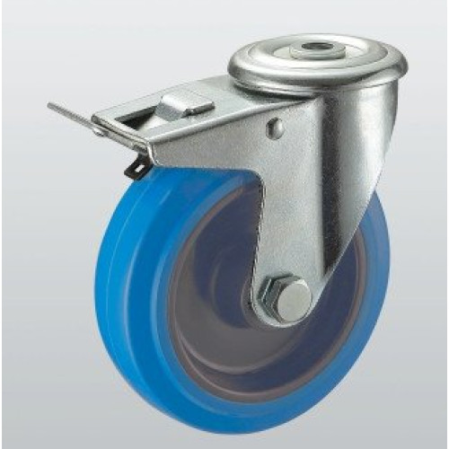 Колеса SNB поворотные с отверстием и тормозом 160 мм (3306-ST-160-R) Колеса SNB поворотные с отверстием и тормозом 160 мм (3306-ST-160-R)