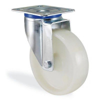 Колесо поворотное из полипропилена с крепежной панелью KAMA 150 мм (2002-ST-150-Р)