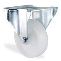 Колесо неповоротное из полипропилена с крепежной панелью KAMA 200 мм (2007-ST-200-Р)