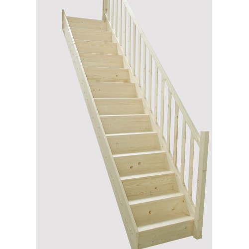 Маршевая деревянная лестница DANNA хвоя Маршевая деревянная лестница DANNA хвоя