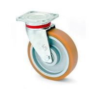 Колесо поворотное KAMA Extra Large с крепёжной панелью 150 мм (4502-ELR-150-В)