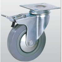 Колесо аппаратное SNB поворотное с площадкой и тормозом 75 мм (3004-S-075-P)