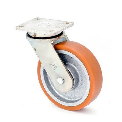 Колесо поворотное KAMA STRONG с крепежной панелью 250 мм (4502-STR-250-B) Колесо поворотное KAMA STRONG с крепежной панелью 250 мм (4502-STR-250-B)